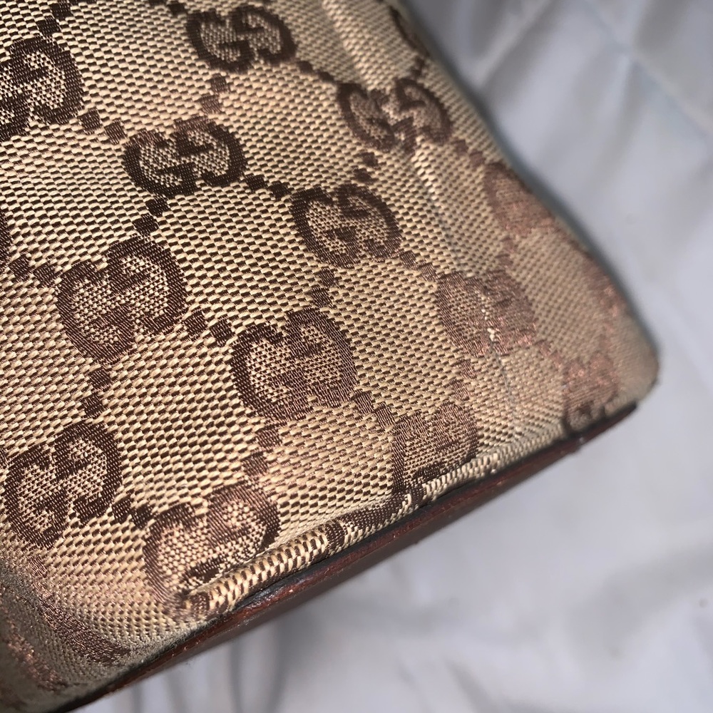 Gucci Beige and Brown GG Tote - Picture 7 of 16